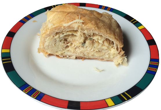 Fatia Strudel de Bacalhau